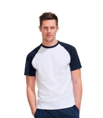 Μπλούζα με δίχρωμο μανίκι - FUNKY